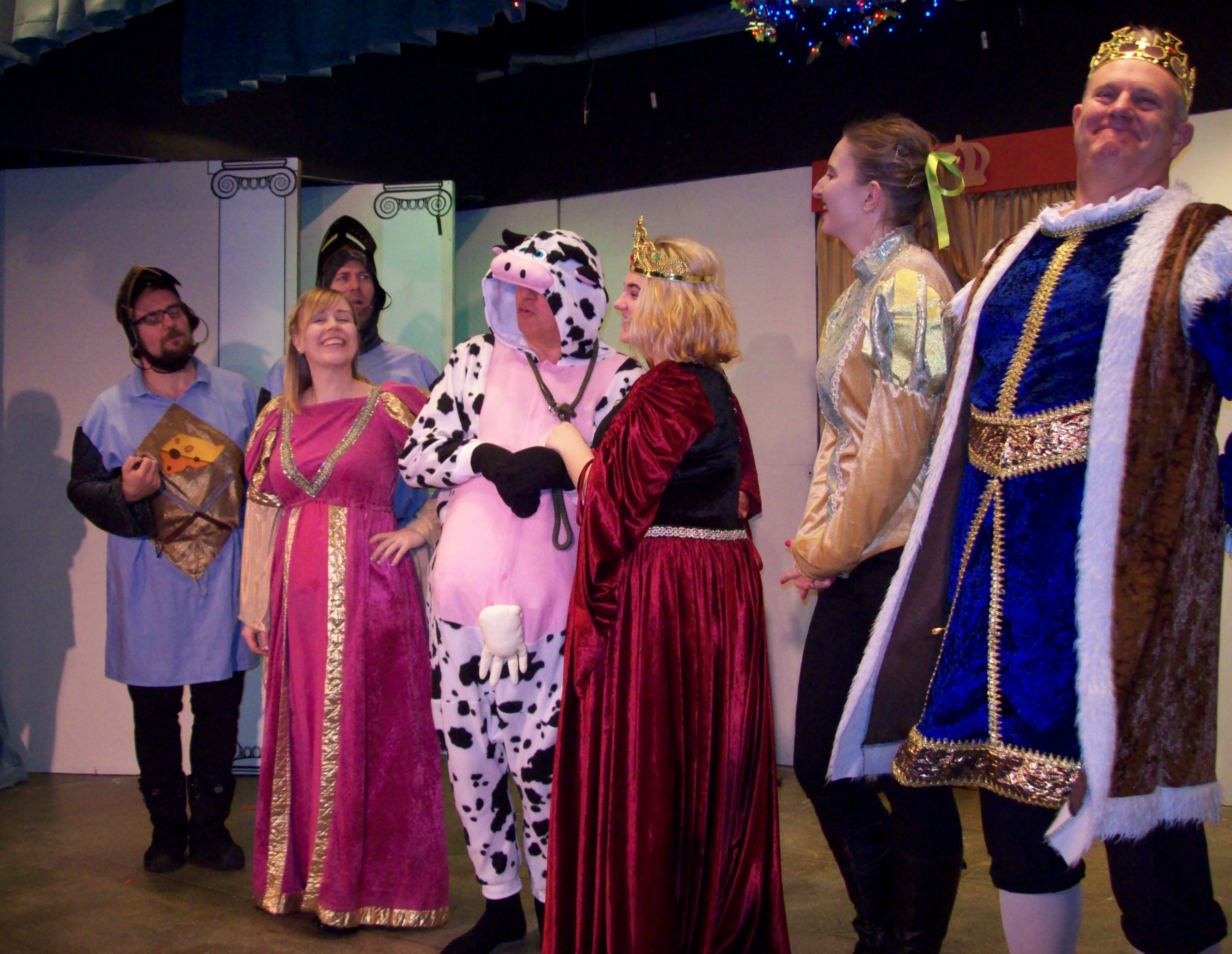 Panto cast take a bow