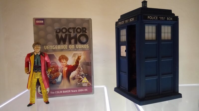 Sixth Doctor action figure, with DVD