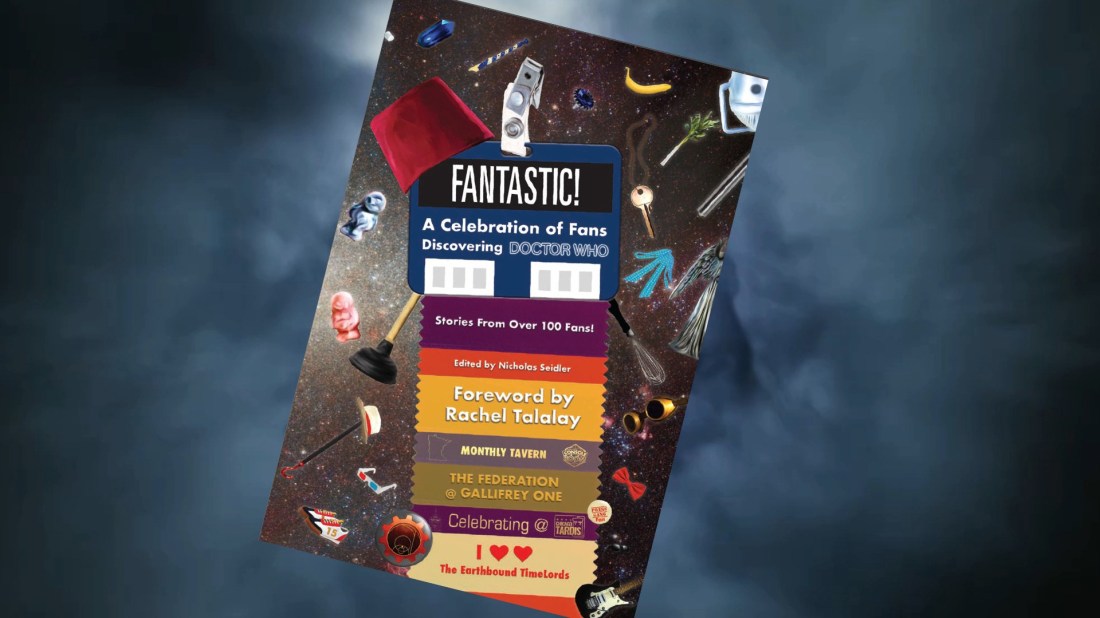 Book cover for Fantastic! flying down a time tunnel for Series 5 of Doctor Who