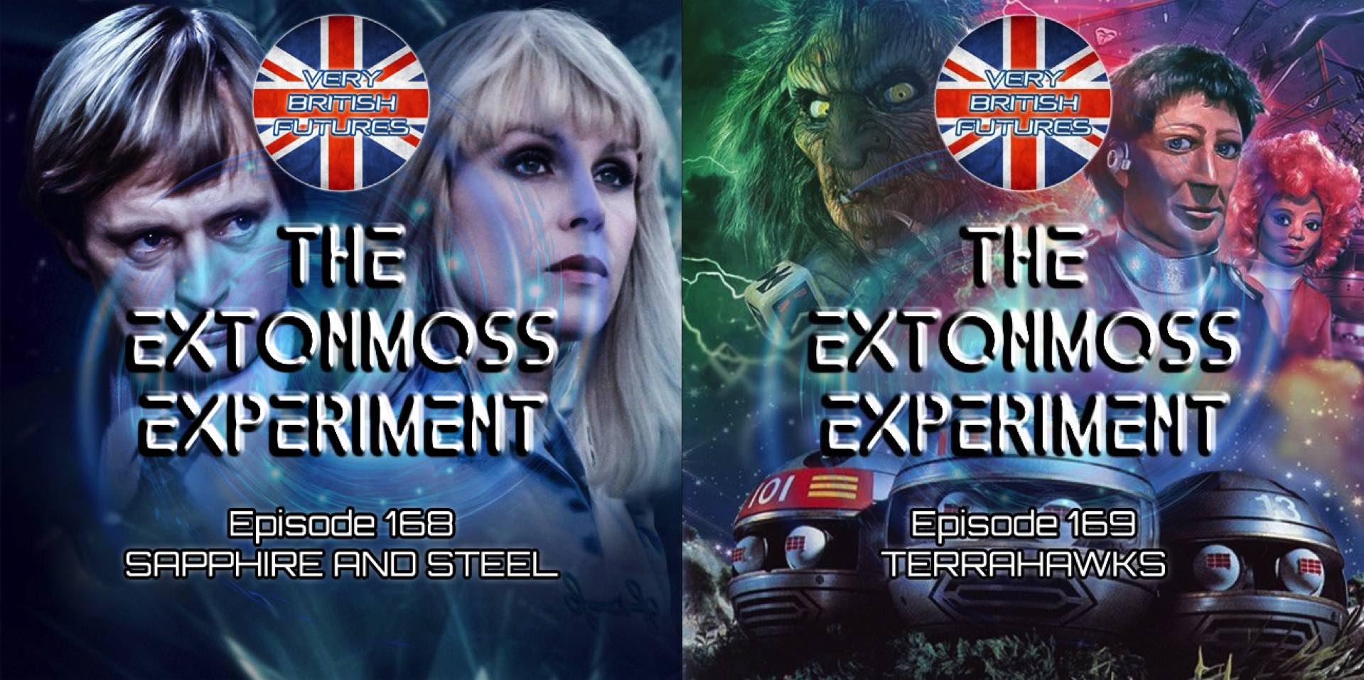 Cover images for Extonmoss Experiment episodes